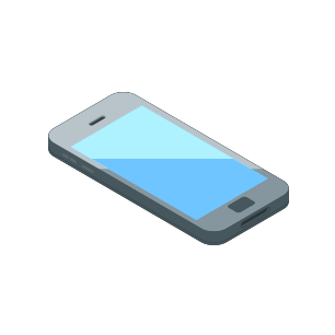 スマートフォンのイラスト